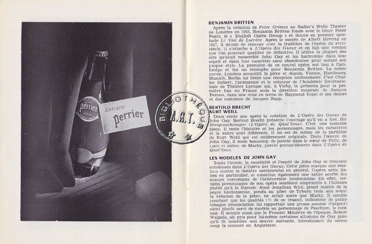 Les programmes de Théatre de l\